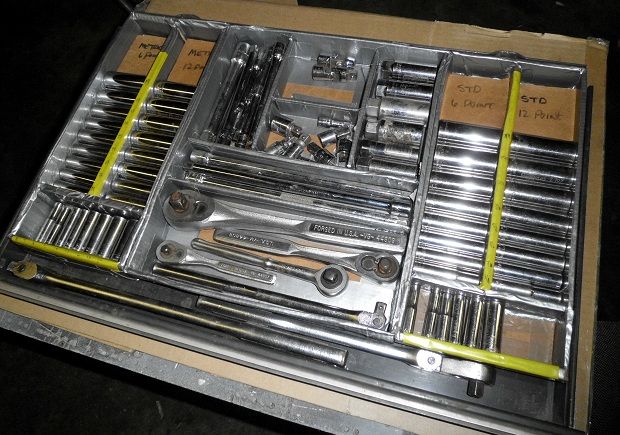 Cardboard & Duct Tape Tool Organizer