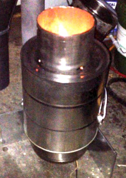 Durable Biochar Producing TLUD Camp Stove