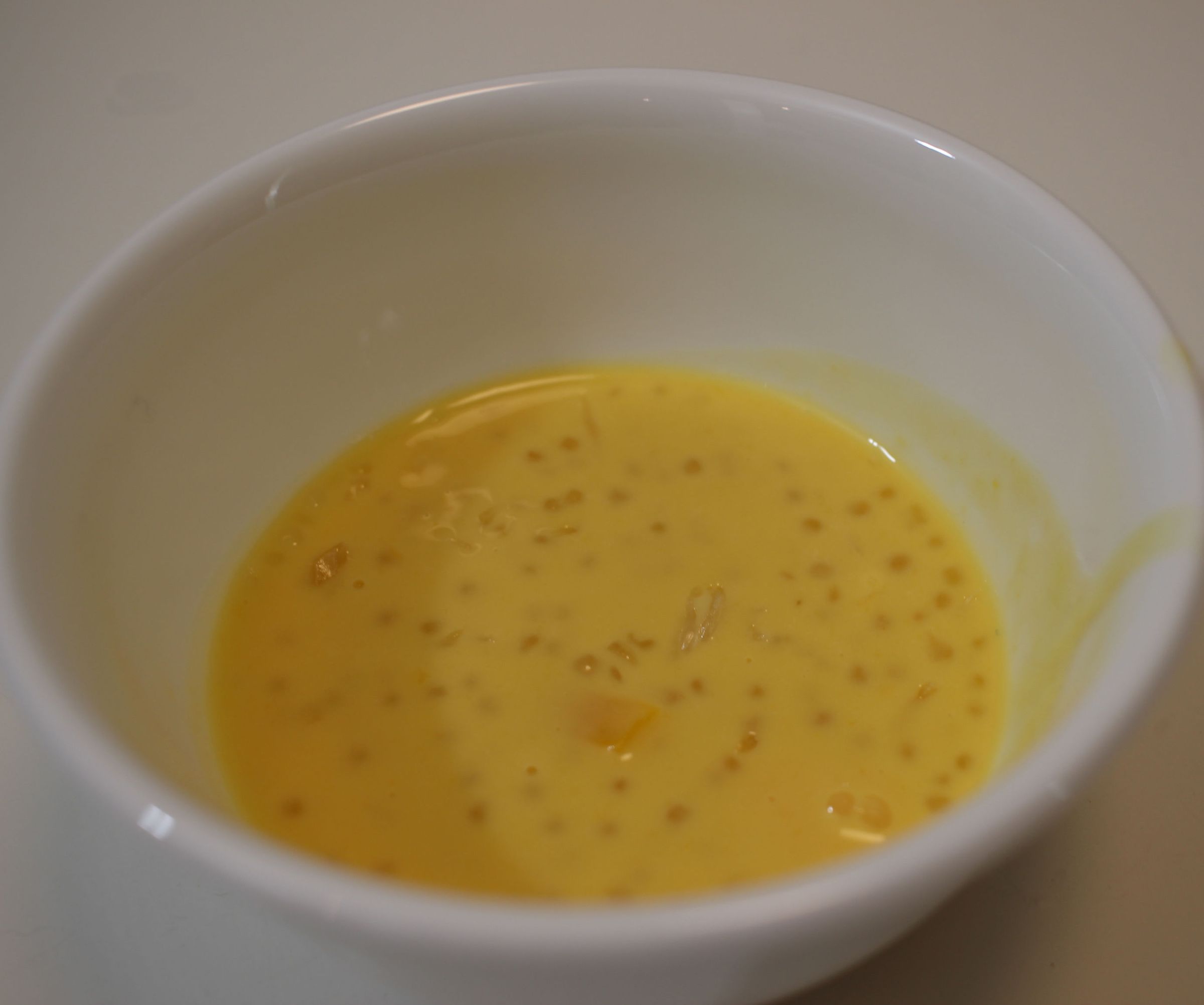 Making Mango Pomelo Sago Dessert Soup 