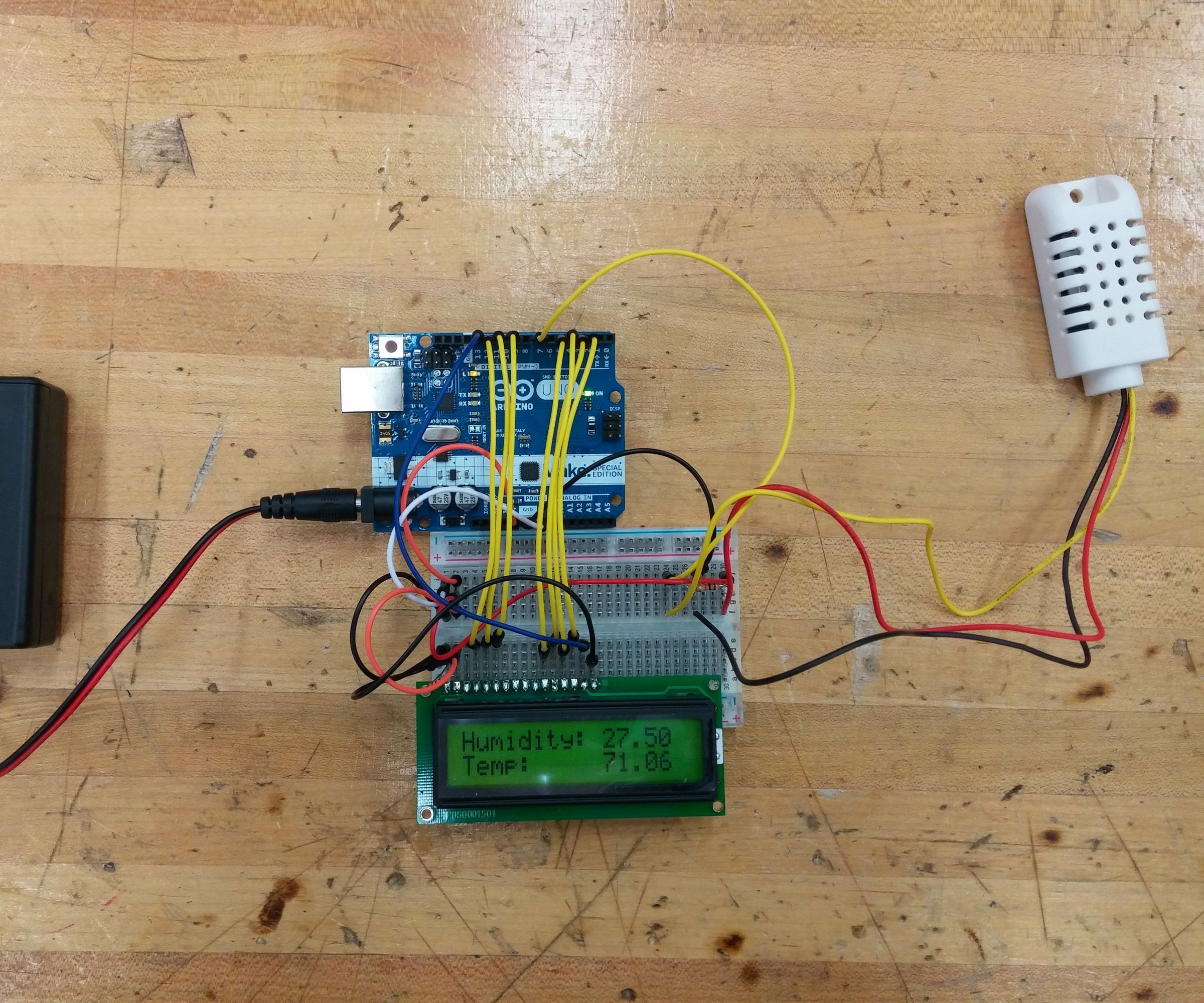 Arduino Greenhouse Control - Humidity and Temperature