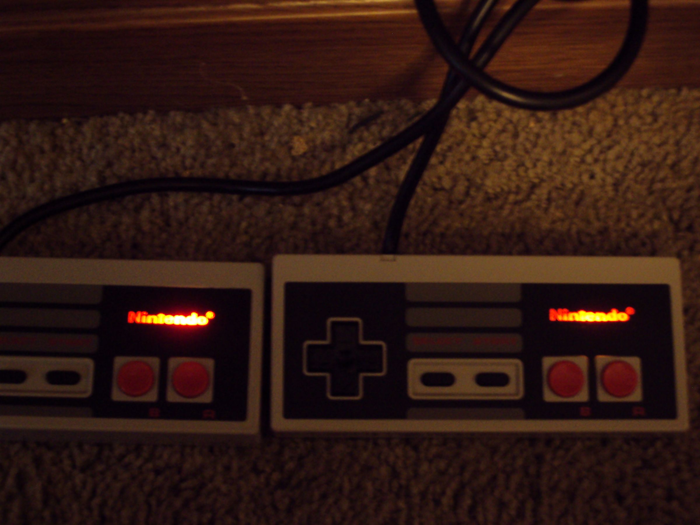 Nes Controller With Leds Lighting Up the Logo 3 Steps Instructables