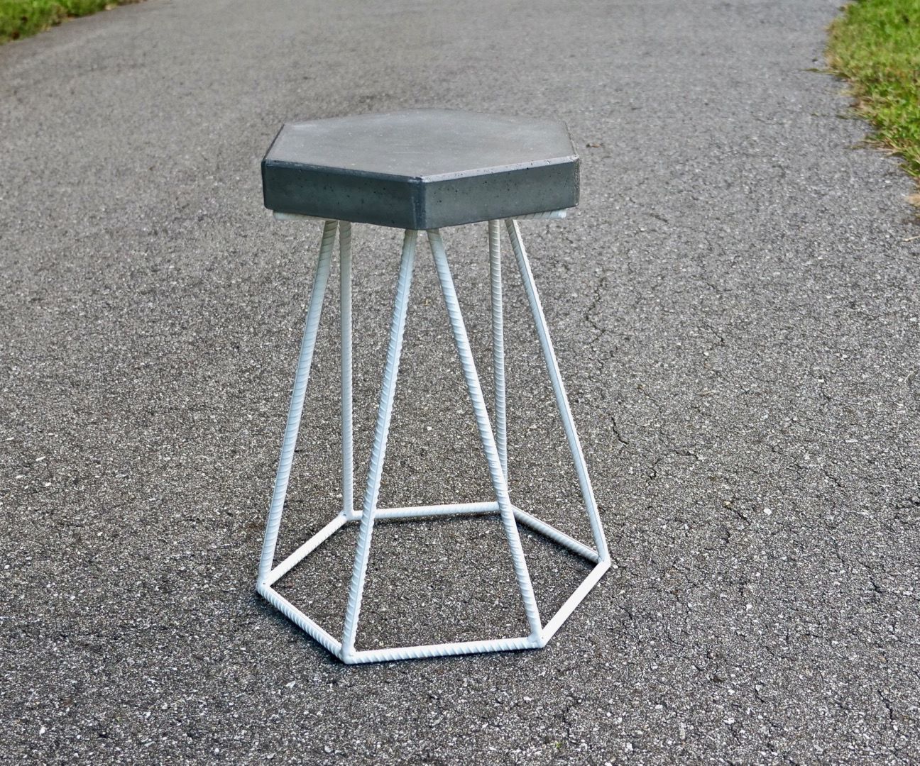 DIY Concrete and Steel Outdoor End Table | How to Build - Welding