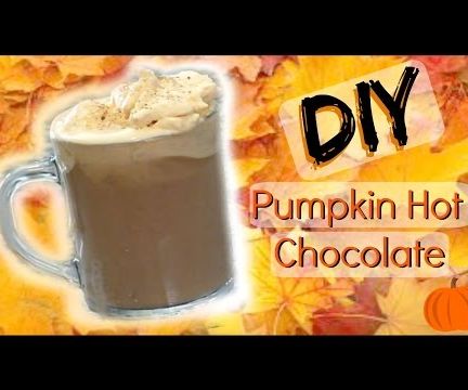 DIY Pumpkin Hot Chocolate at Home │ Homemade Fall Drink Recipe