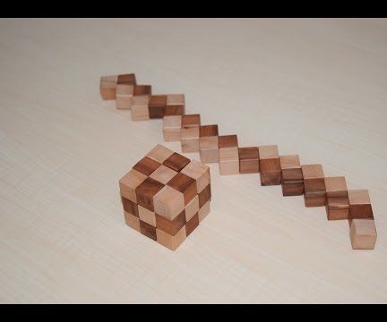 How to Make SNAKE CUBE  Good Brain Teaser