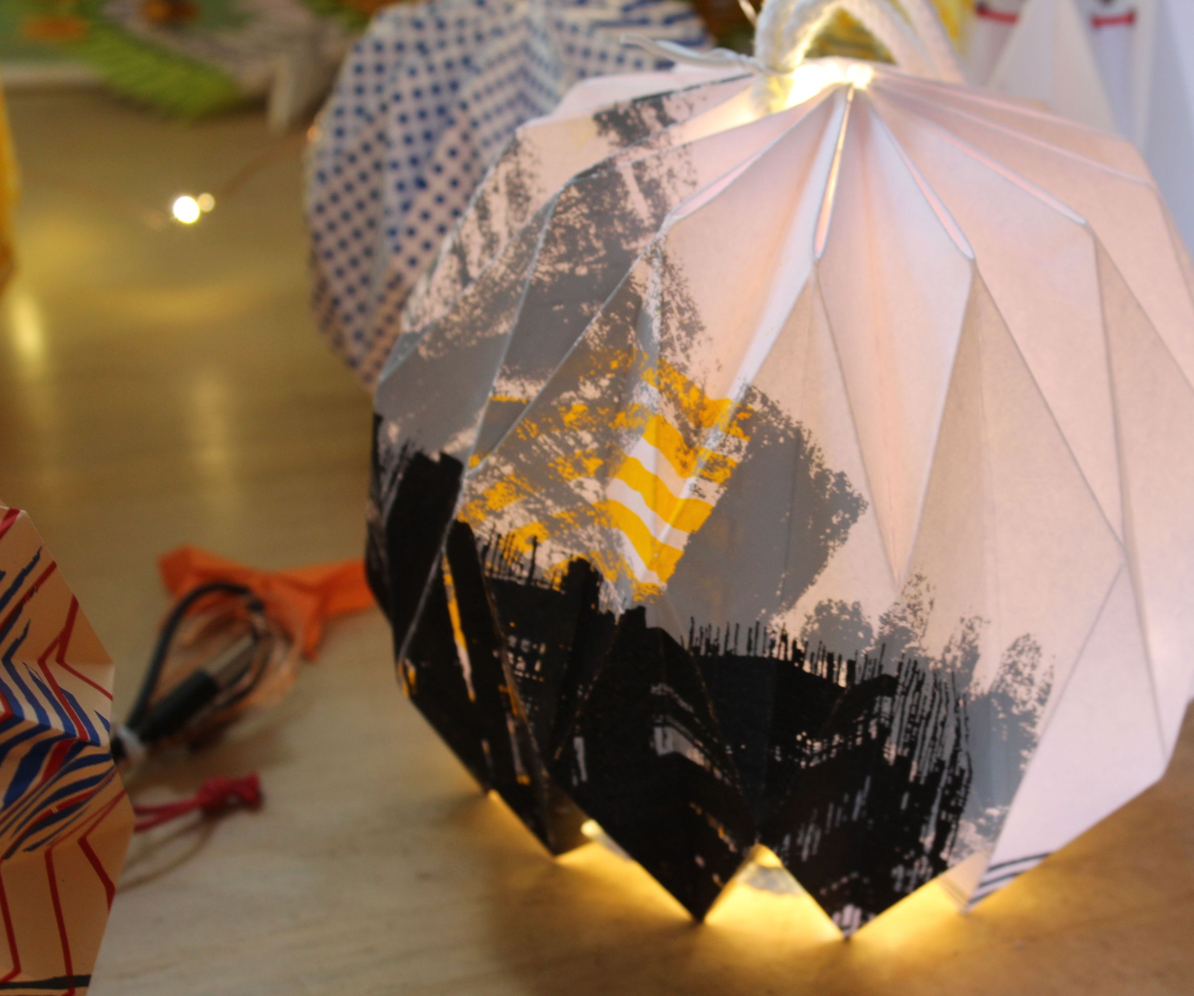 Origami Paper Lamp