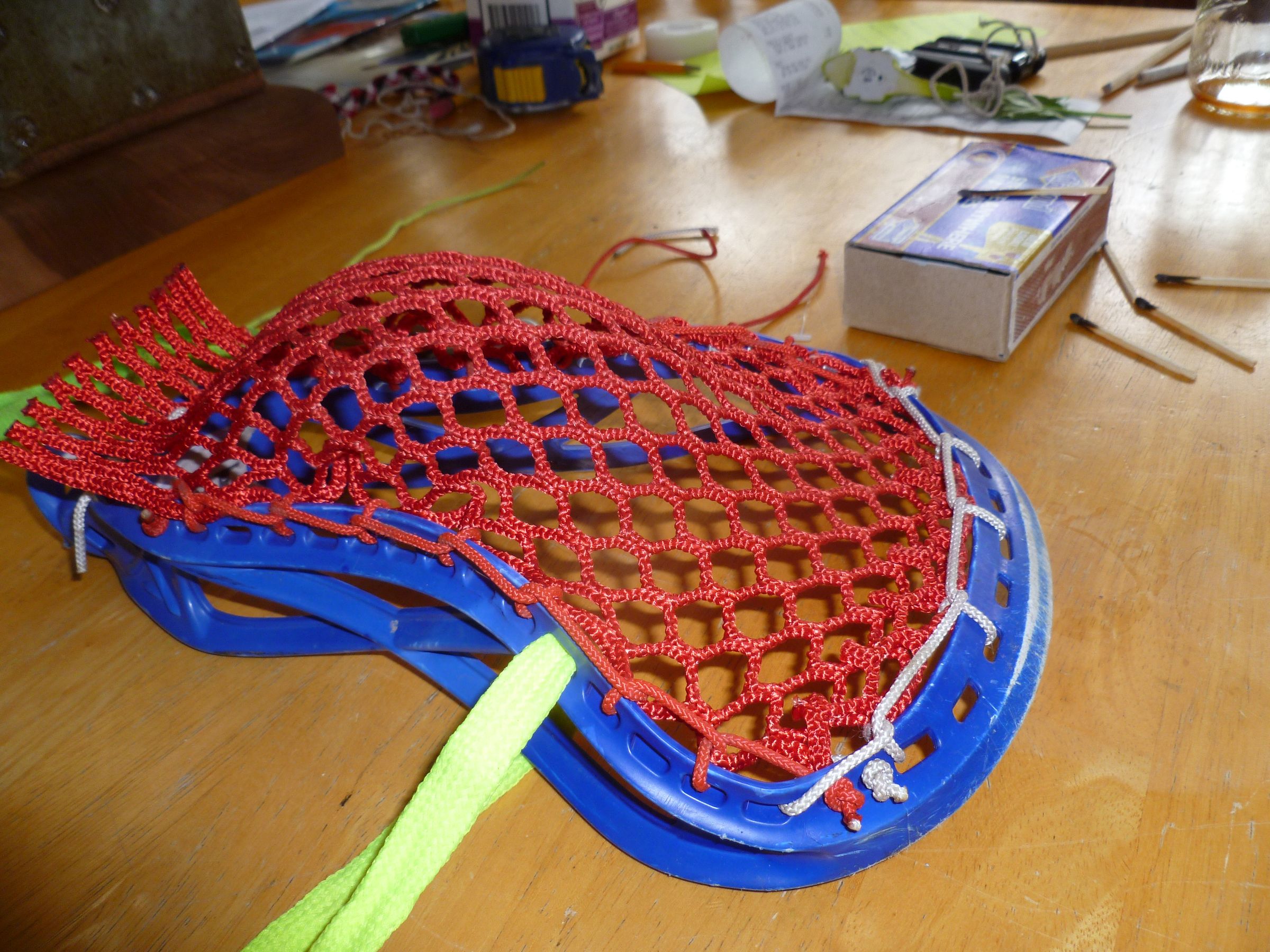 How to String a Lacrosse Head 6 Steps Instructables