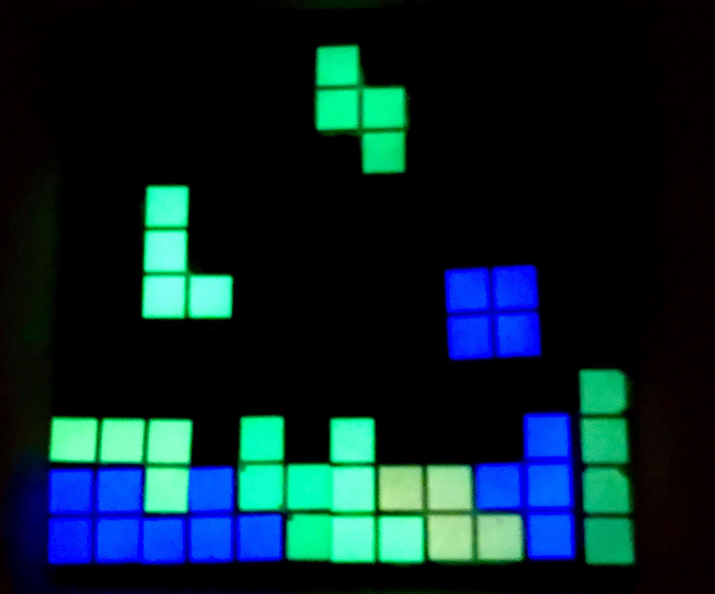DIY Glow in the Dark Tetris Coaster