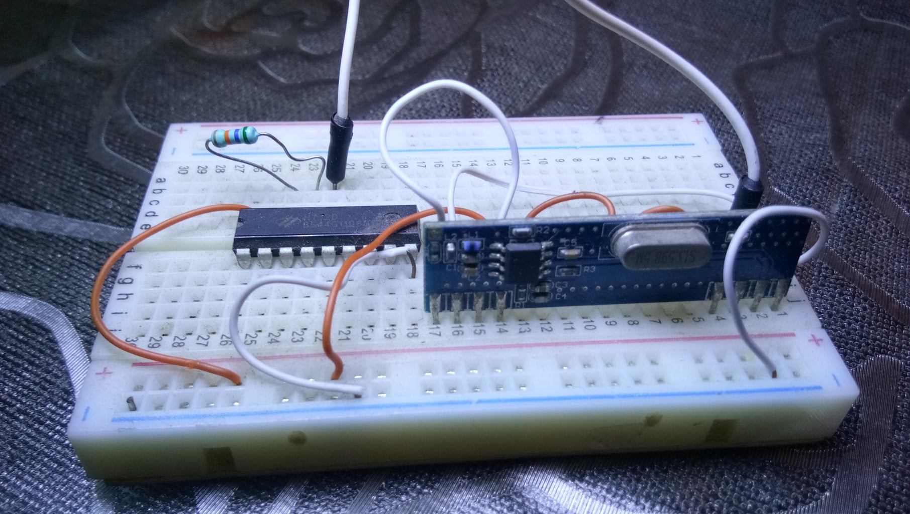 PWM(Pulse Width Modulation) Remote Control Using Arduino and HT12E ... Circuit Diagram