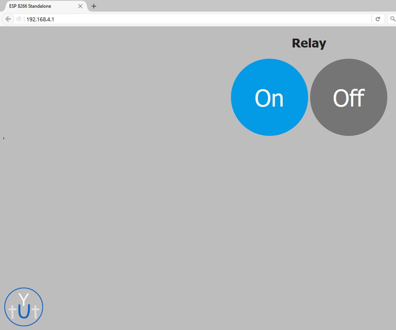 ESP 8266 Standalone WiFI Relay Control [ytUt]