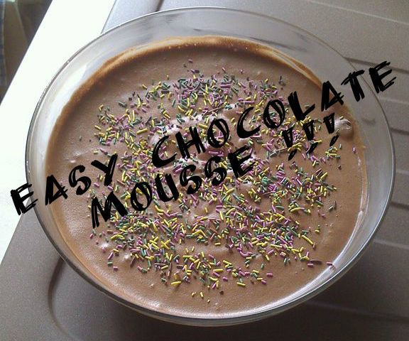 Easy Chocolate Mousse !!