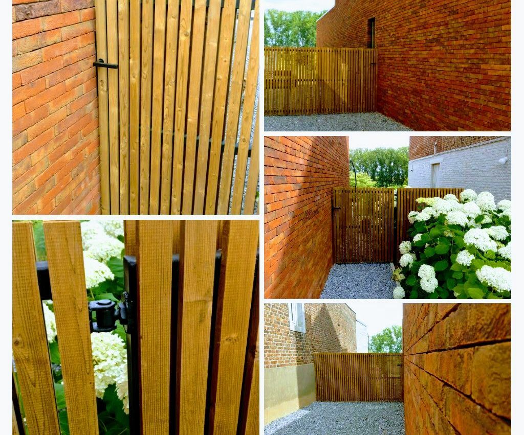 DIY Modern Wooden Gate