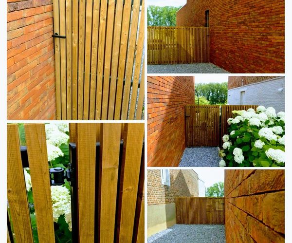 DIY Modern Wooden Gate