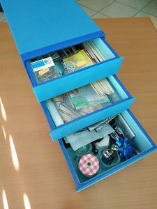 Cardboard Paper And Tape Drawers 5 Steps With Pictures