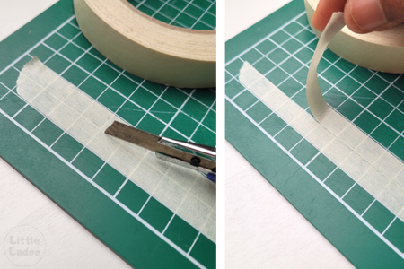 Cover With  Masking Tape