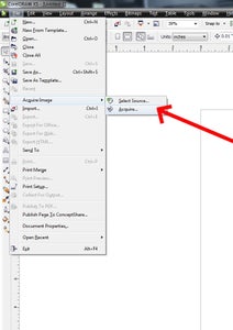 Scan Your Pattern Into CorelDRAW