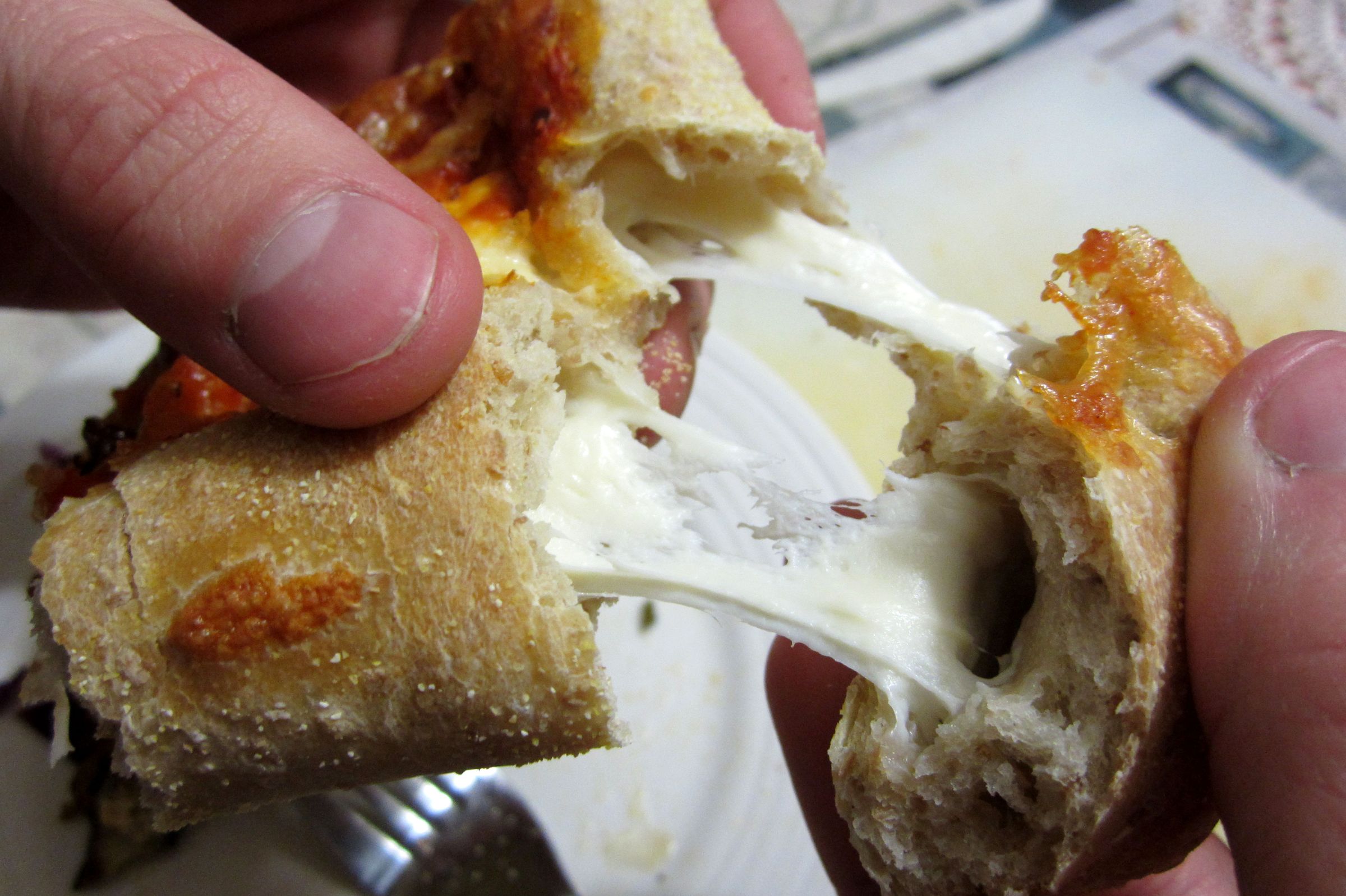 PIZZA-CEPTION: Pizza-Stuffed Crust Pizza! (with Vegetarian and Plain Cheese Options!)