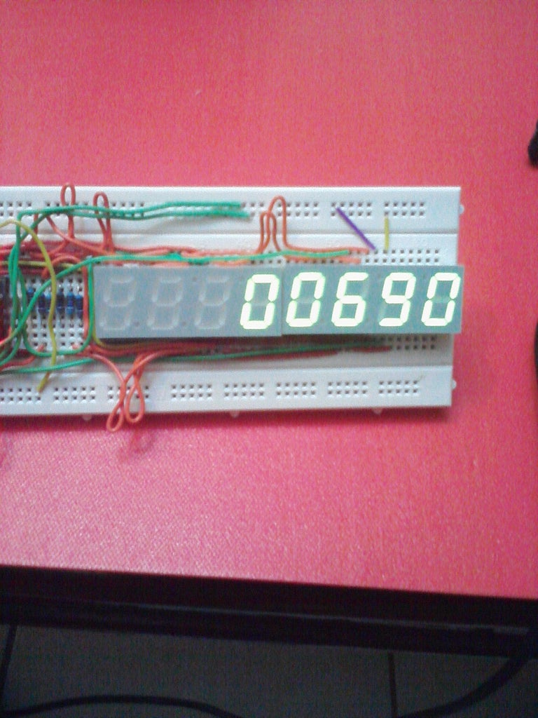 8-Digit Arduino Counter