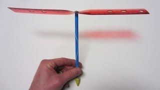 How to Make a Mini Helicopter That Flies