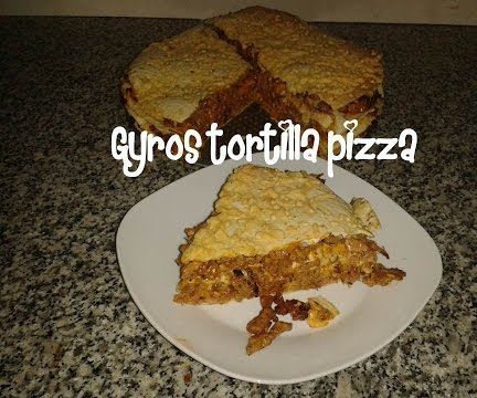 Gyros Tortilla Pizza Recipe