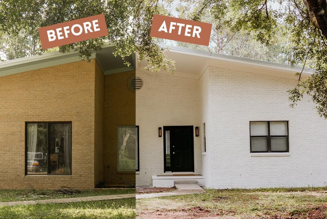 How to Paint a Brick House
