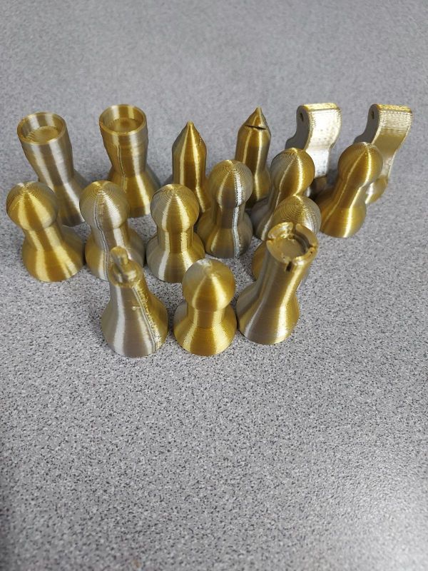 3D Chess Board + Pieces