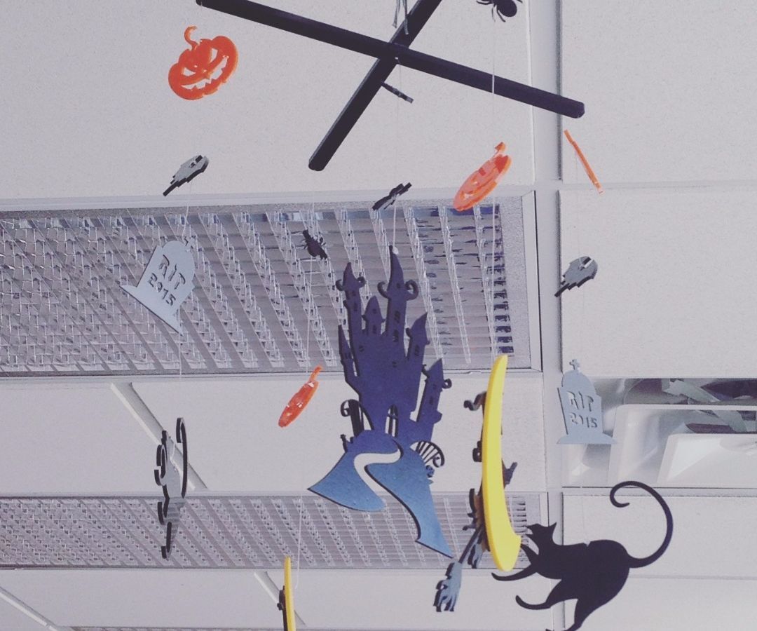 Laser Cut Halloween Mobile