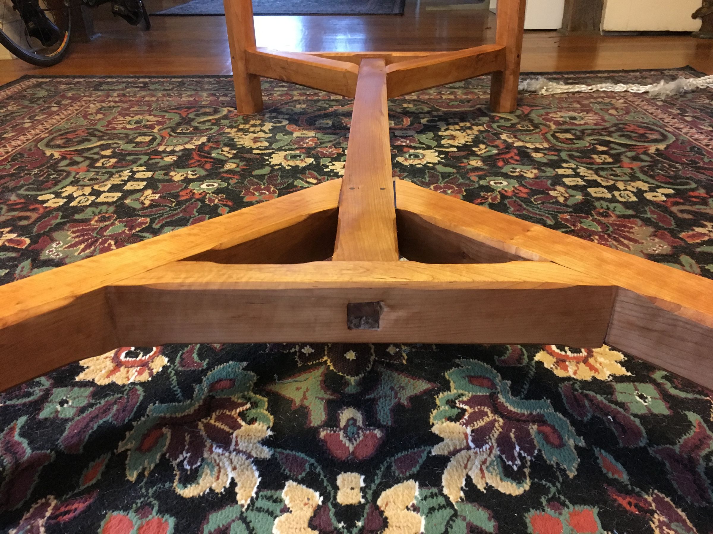 Live Edge Black Walnut and Cherry Hayrake Dining Room Table : 11 Steps ...