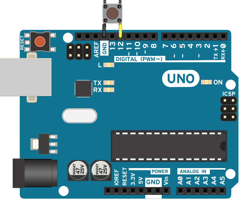 Normal Button Arduino Arduino Button With No Resistor : 4 Steps (with Pictures) - Instructables
