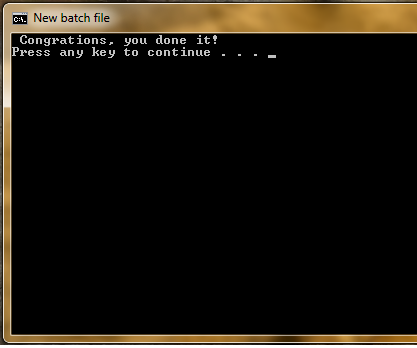 How to Make a Simple Batch File