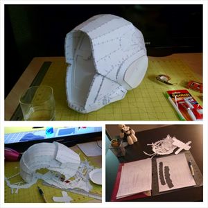 Enter the Warlock - Helmet Fabrication