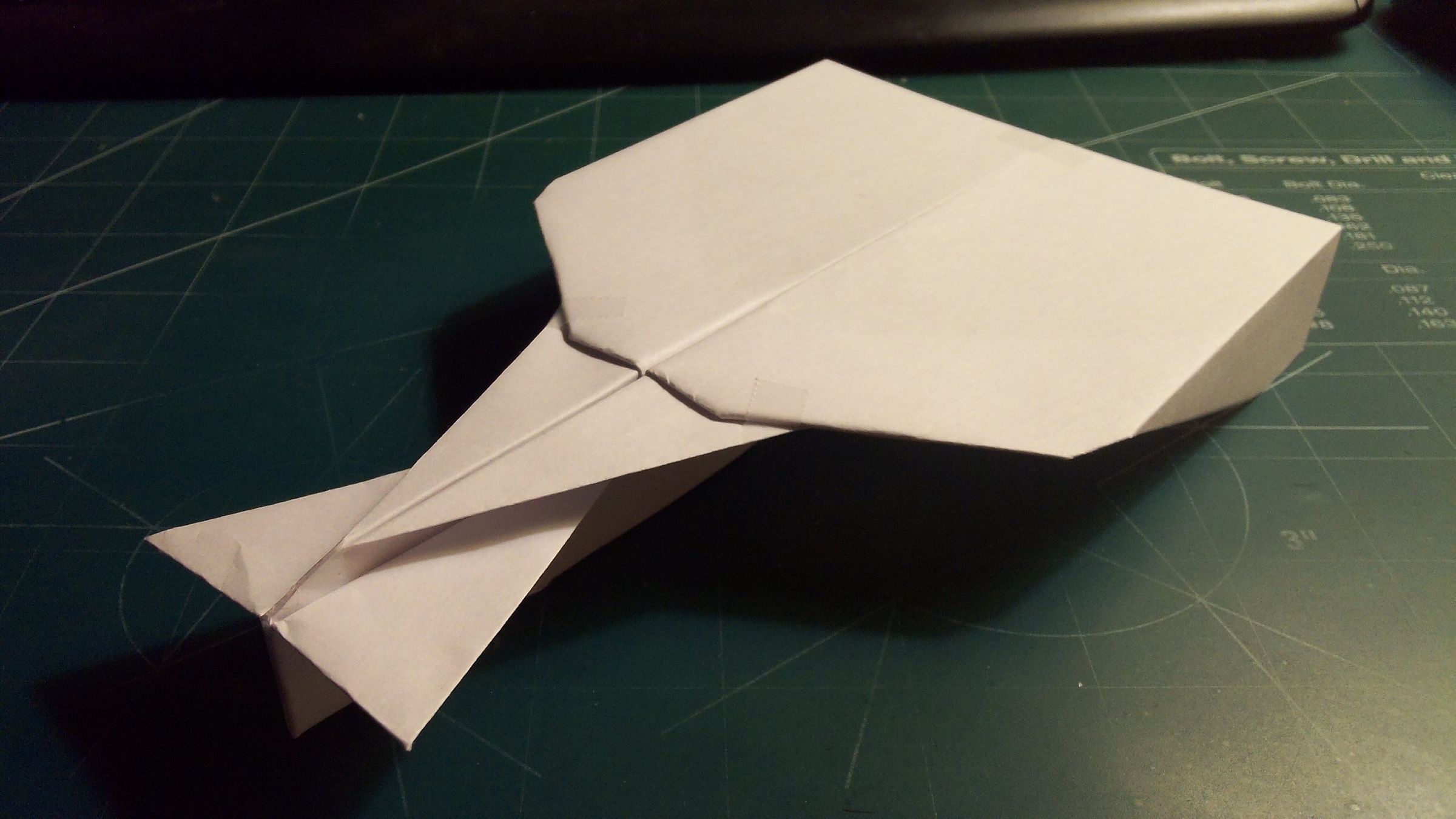 How to Make the HyperVulcan Paper Airplane
