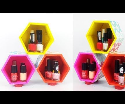 Make Honeycomb Shaped Beautiful Organizer From Waste Cardboard!