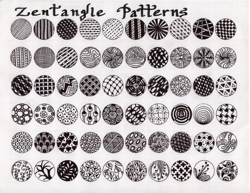 Very Simple Zentangle Patterns