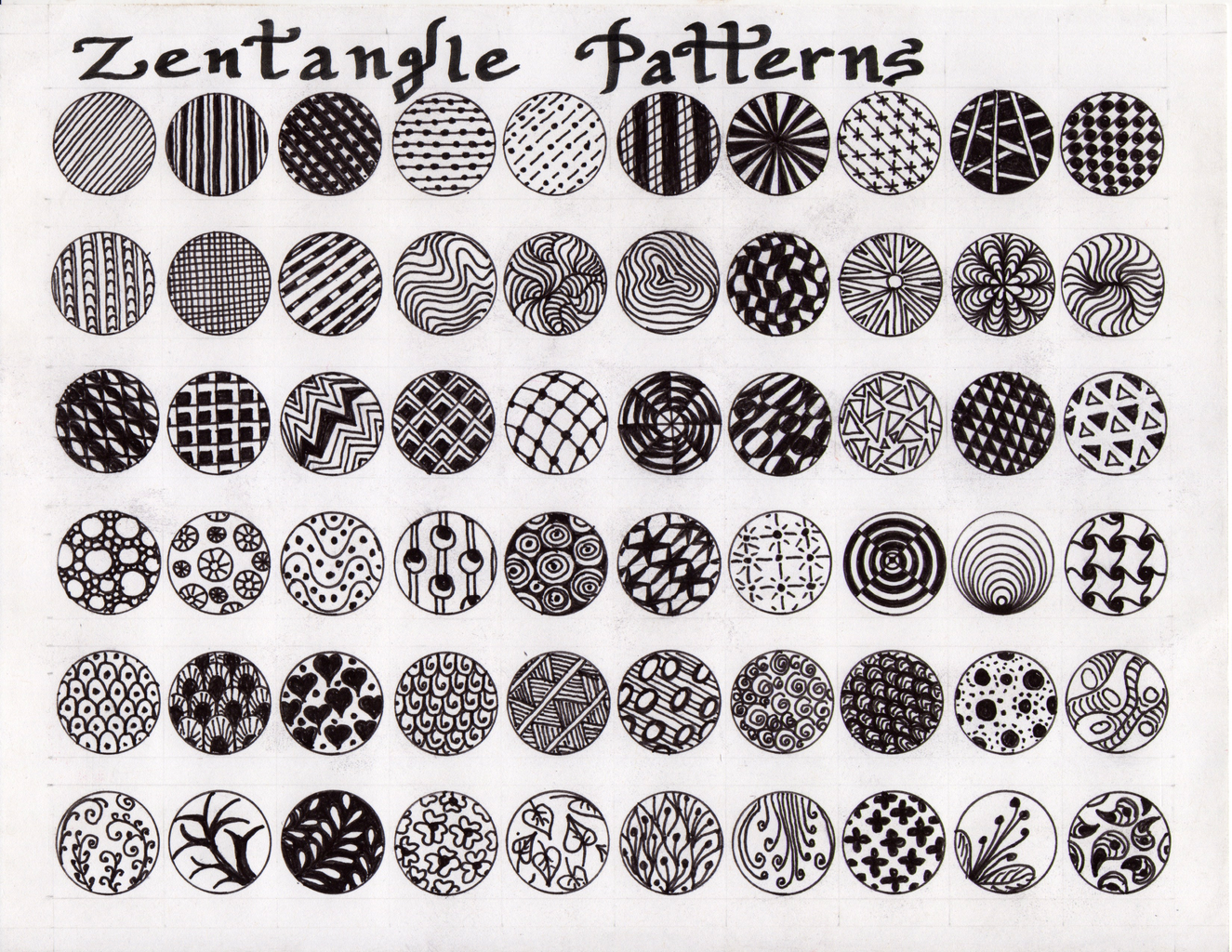Zentangle Doodling : 4 Steps - Instructables zentangle-colouring-pages-kate-hadfield-designs