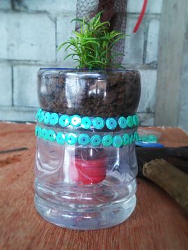 Upcycled Plastic Bottle Into Self Watering Planter!!! : 6 Steps (with  Pictures) - Instructables