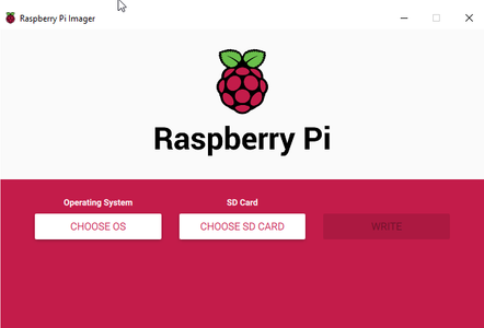 Run Raspberry Pi Imager and Format the SD Card