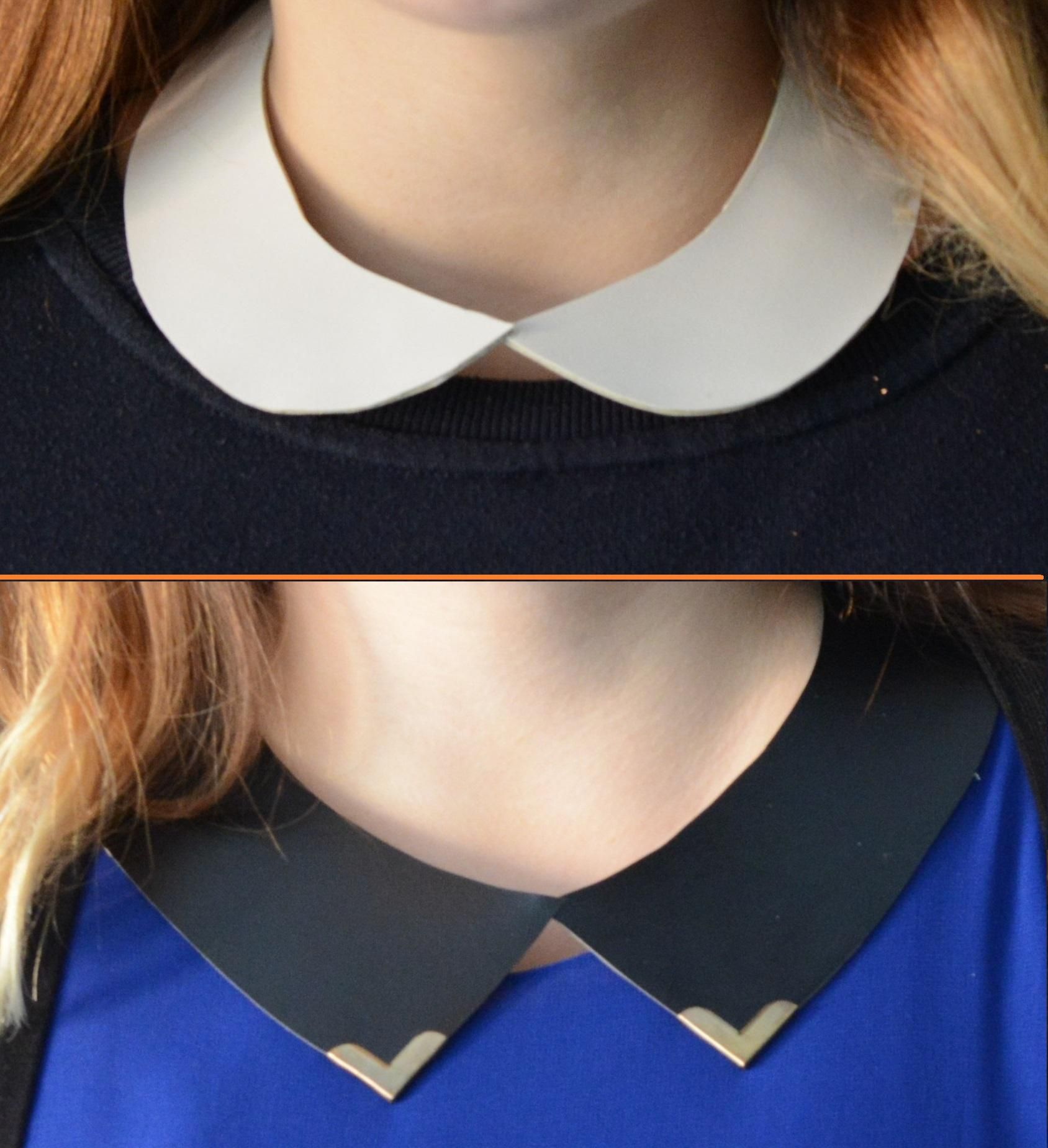 How to Make Detachable (Faux) Leather Collars Using Recycled Notebooks