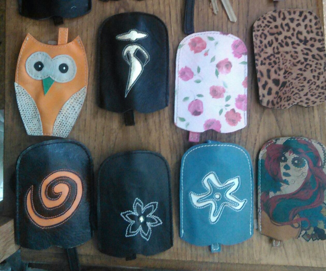 Protective Leather Keyring