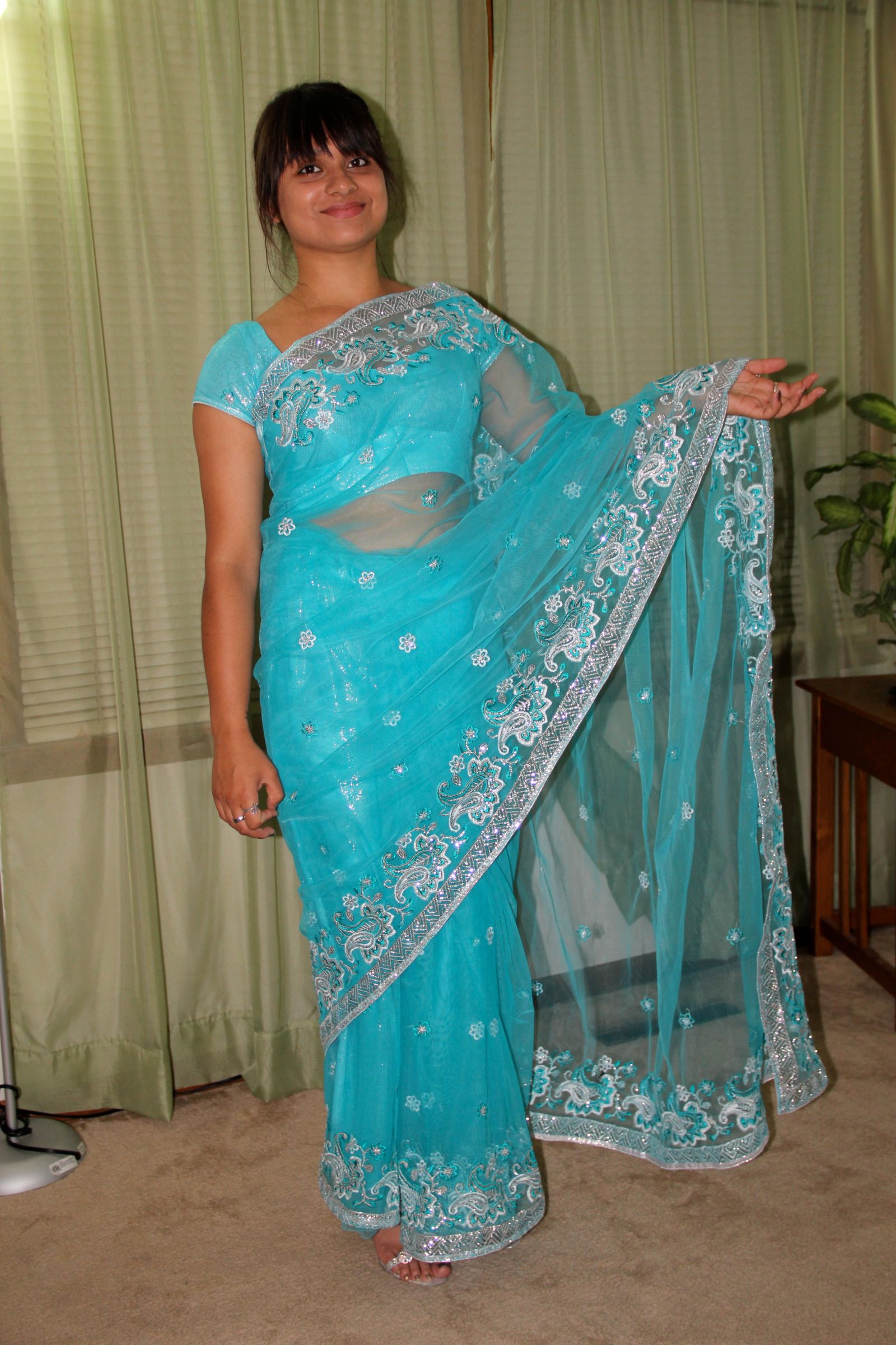 The Art of Wearing a Saree 8 Steps Instructables