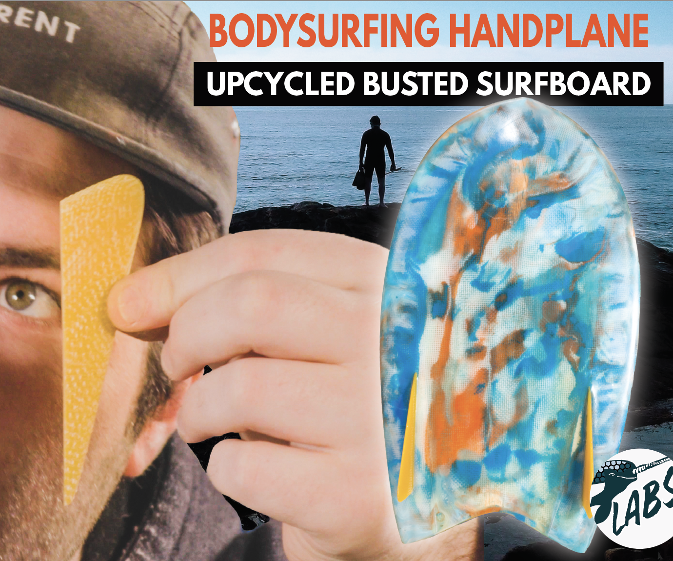 Upcycled Body Surfing Hand Plane Board Shaping and Fiberglassing 7