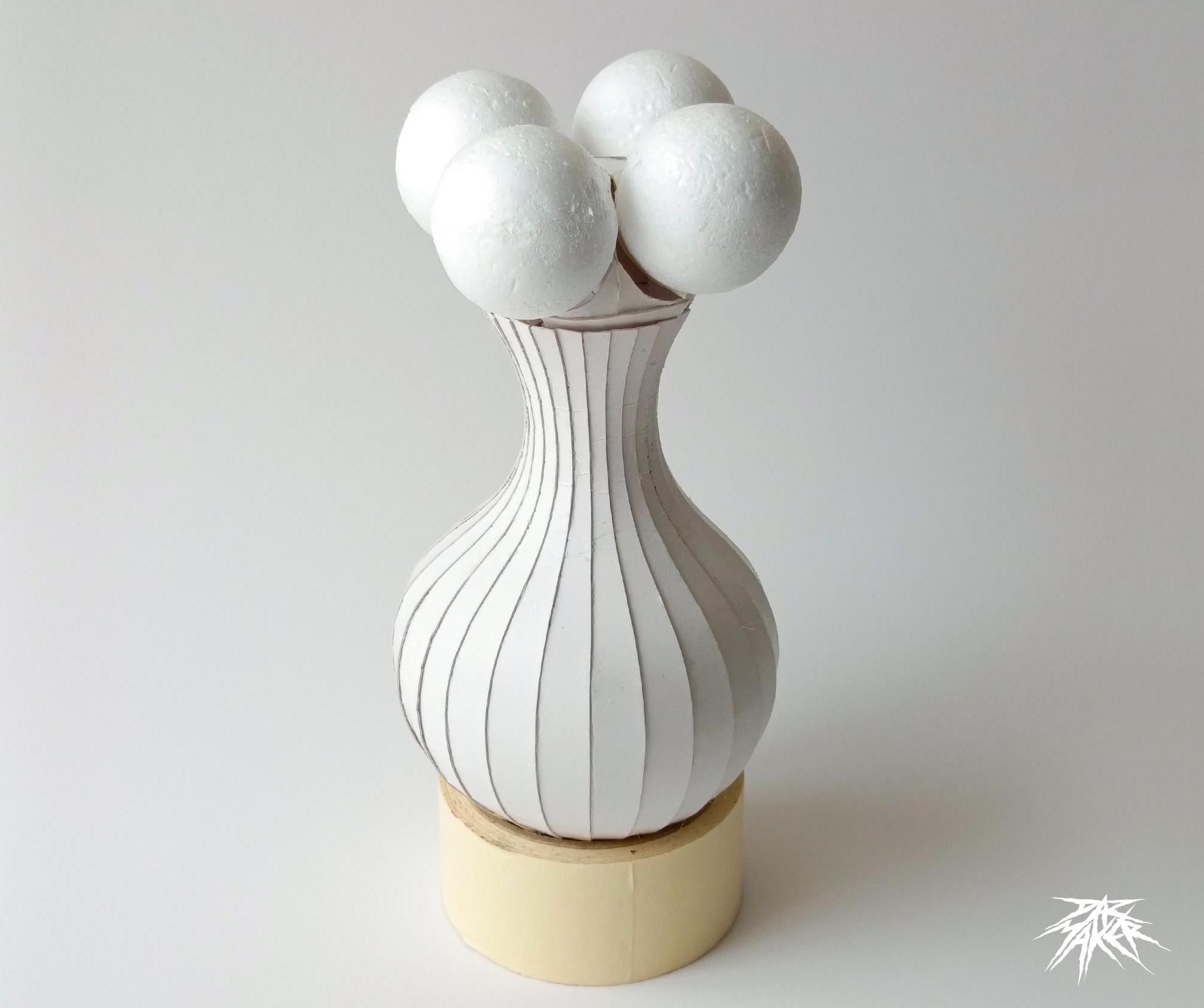 Poporo Replica Paper Sculpture - Pre-Columbian Art Piece