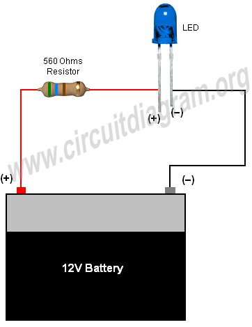 12v led indicator online resistor