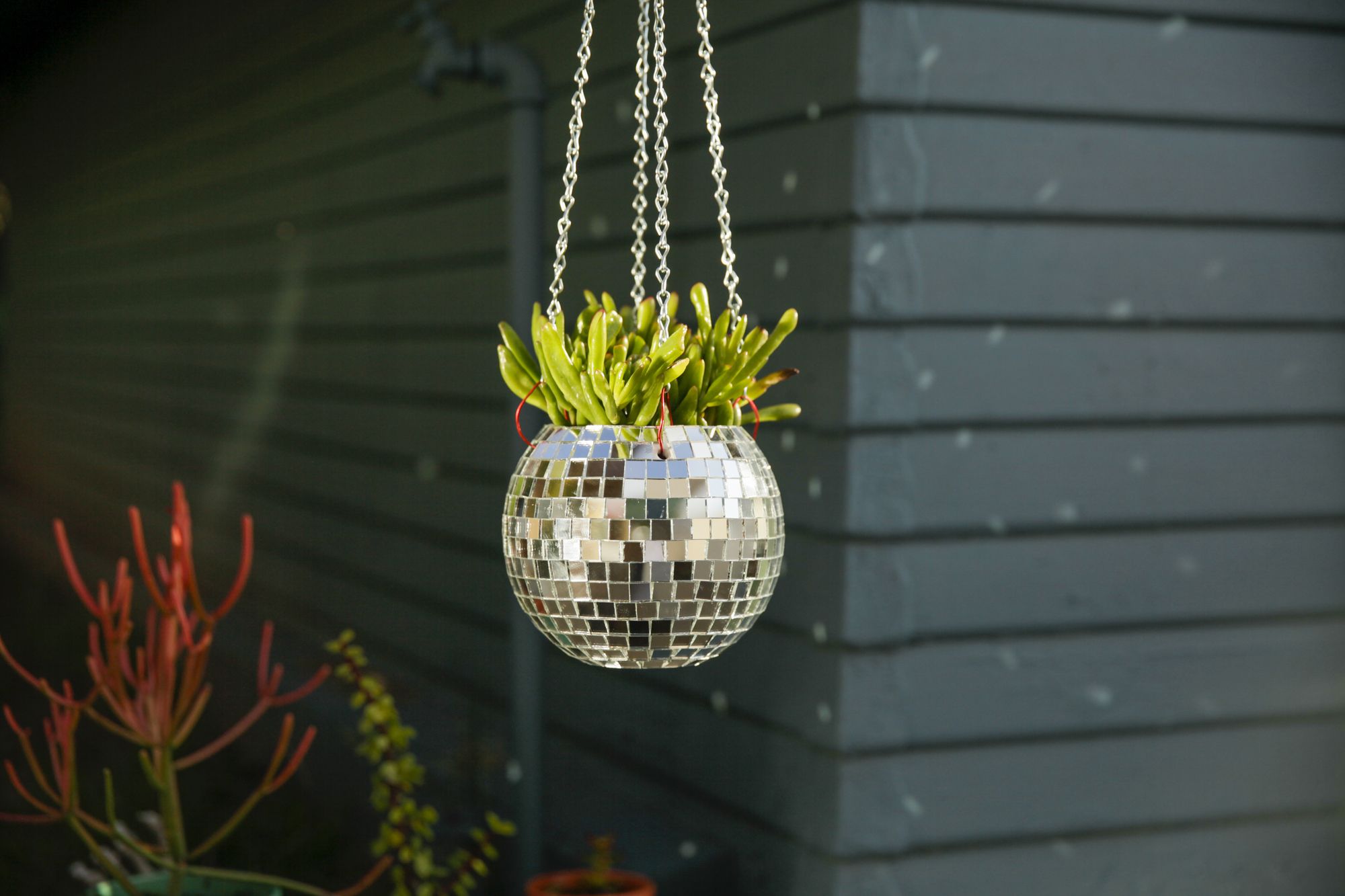Disco Ball Hanging Planter 11 Steps (with Pictures) Instructables