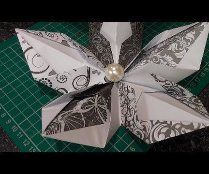 How to make the 5 petal Origami flower