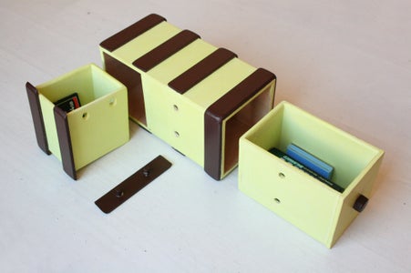 Two Compartment Puzzle Box