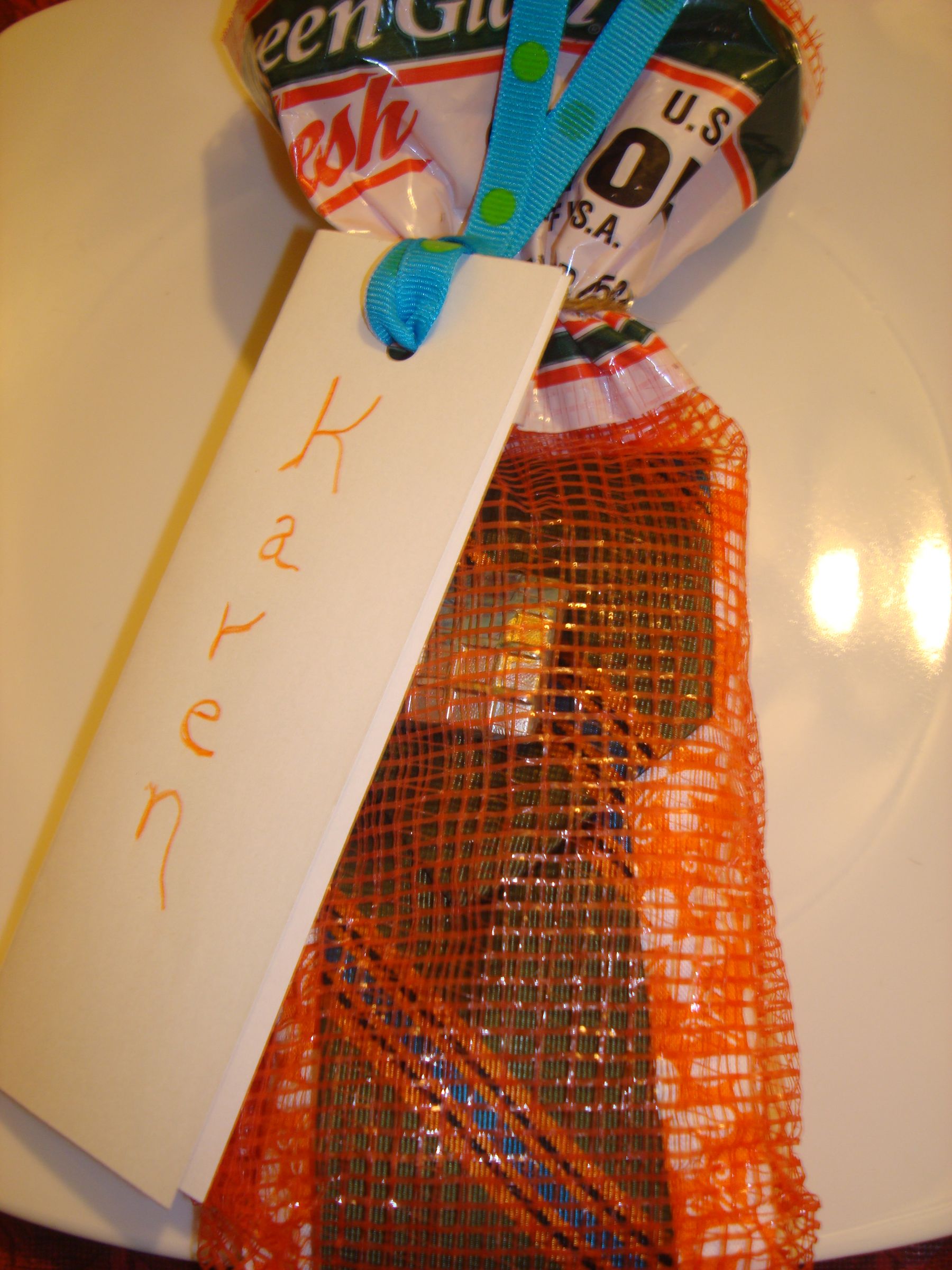 Onion Bag Gift Wrap
