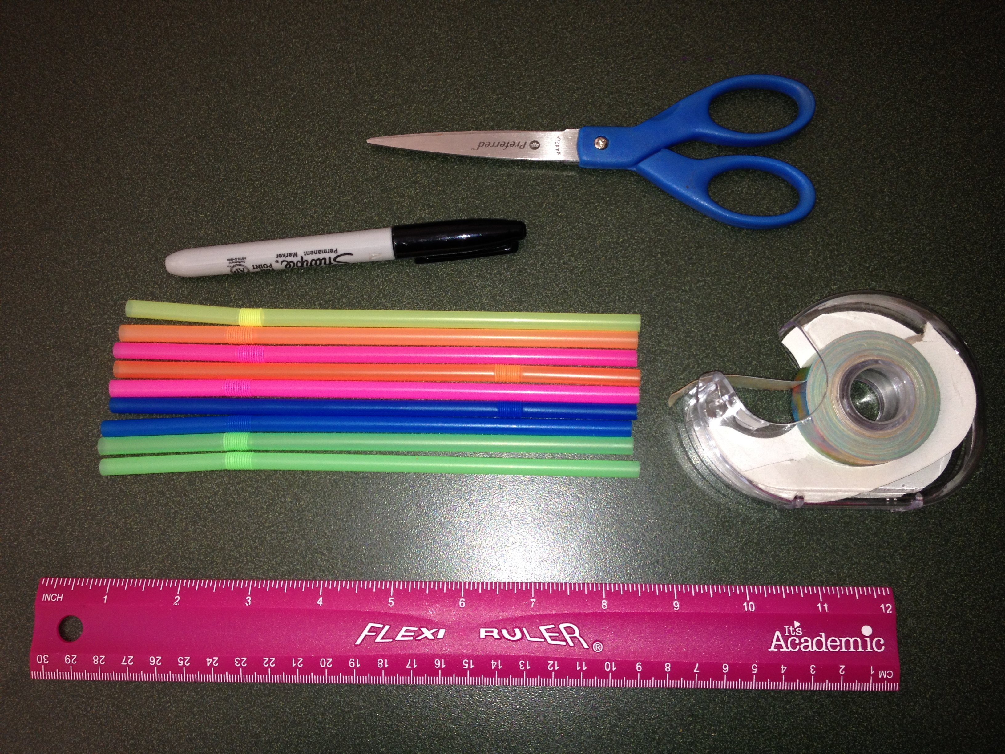 Pan Pipe With Straws 4 Steps Instructables