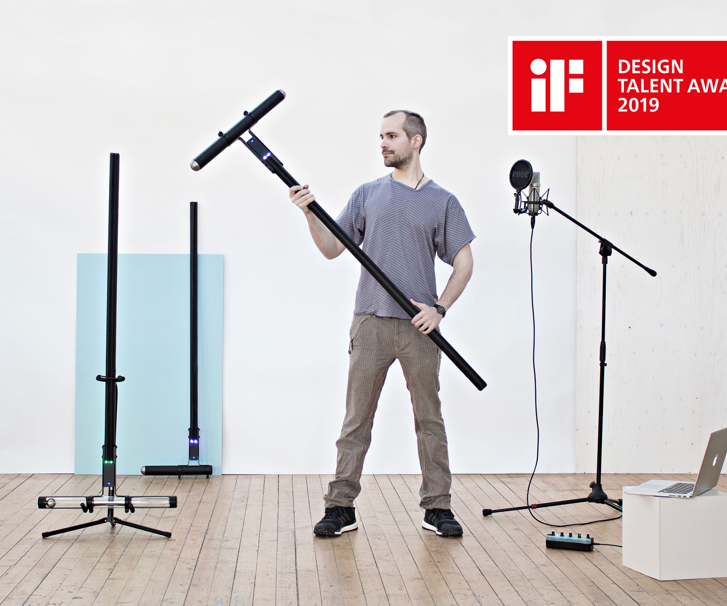 Spatial Synthesizer Kravox! Wireless, Motion- & Touch-Sensing 