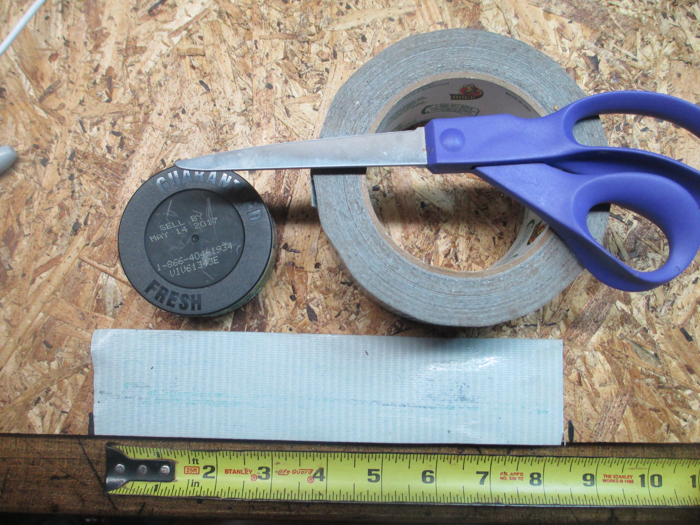 Tobacco Can and Duct Tape Shelf Supports 12 Steps Instructables