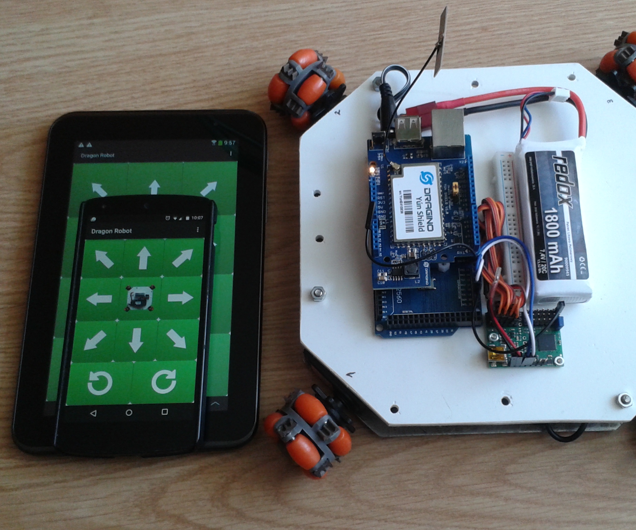 Omni Wheel Mobile Robot - IoT